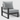 POLYTRENDS™ Signature All-Weather Outdoor Modular Patio Deep Seating Left Arm Chair (Left Arm Sectional Seat)