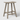 POLYTRENDS™ Stockholm All-Weather Outdoor Saddle Counter Stool (24" Height)