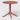 POLYTRENDS™ Copenhagen Lameller All-Weather Indoor/Outdoor Round Dining Table (31.5" Table Top)